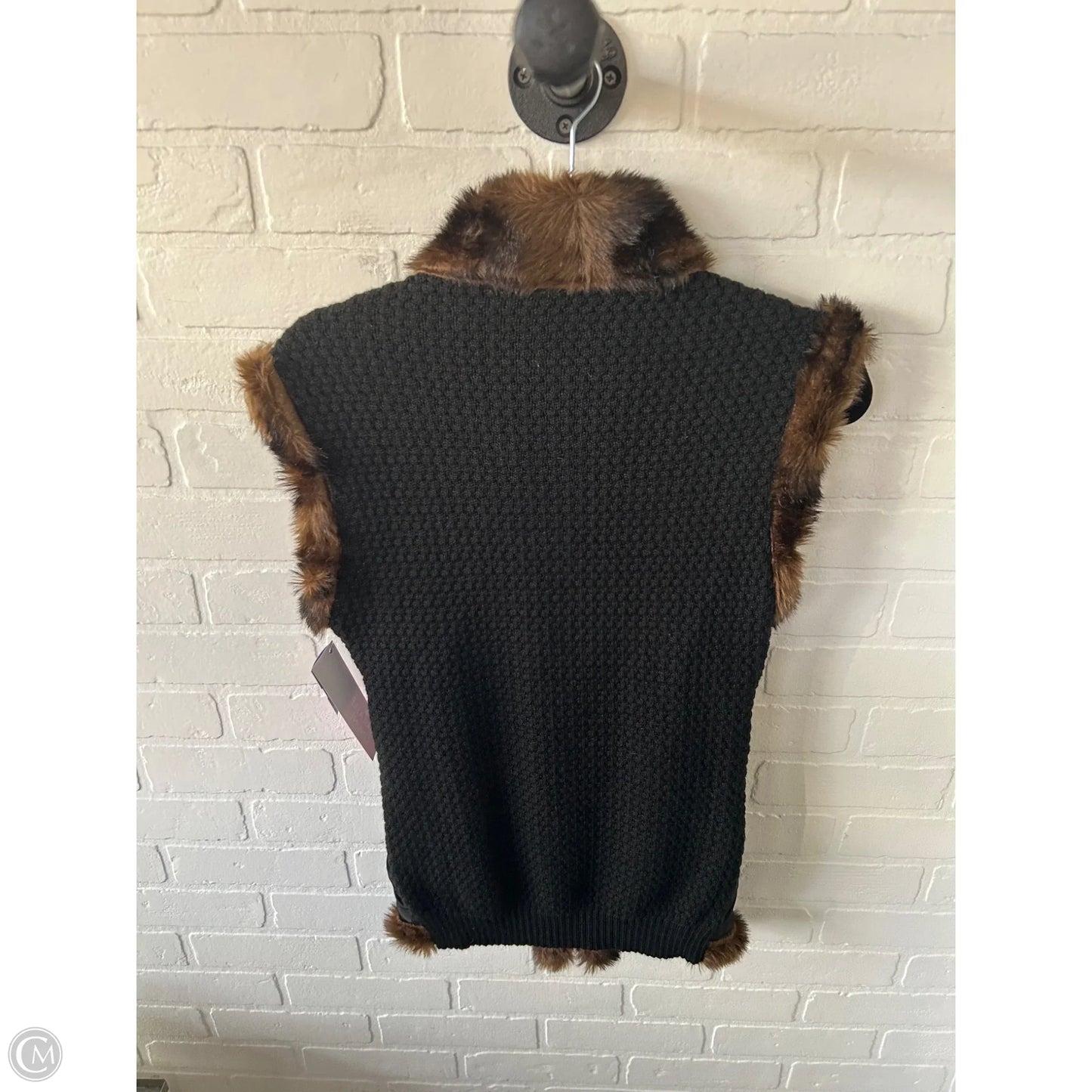 Vest Puffer & Quilted By Clothes Mentor In Black, Size: S