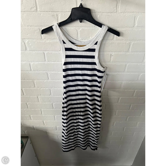 Dress Casual Midi By Mother In Blue & White, Size: S