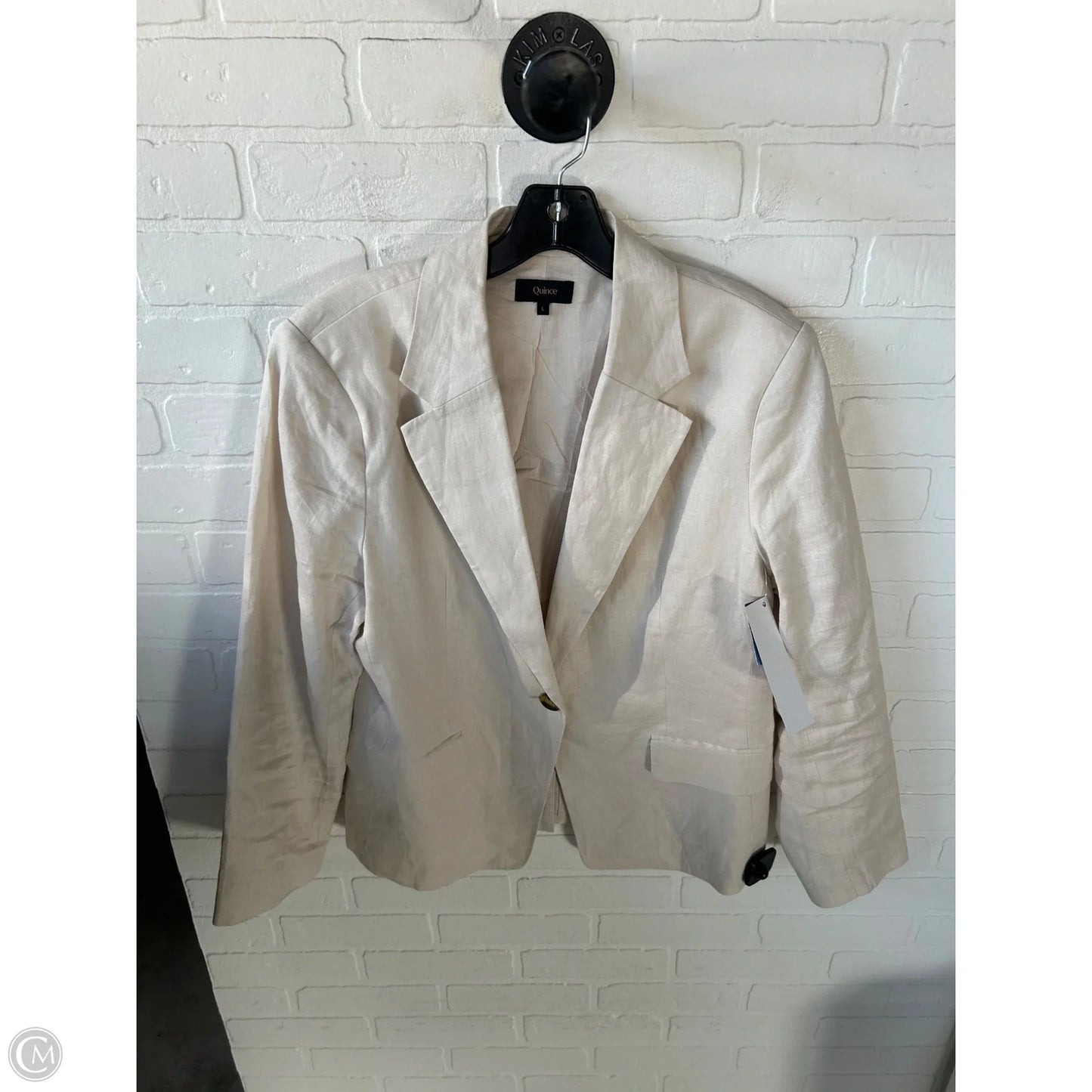 Blazer By Quince In Beige, Size: L