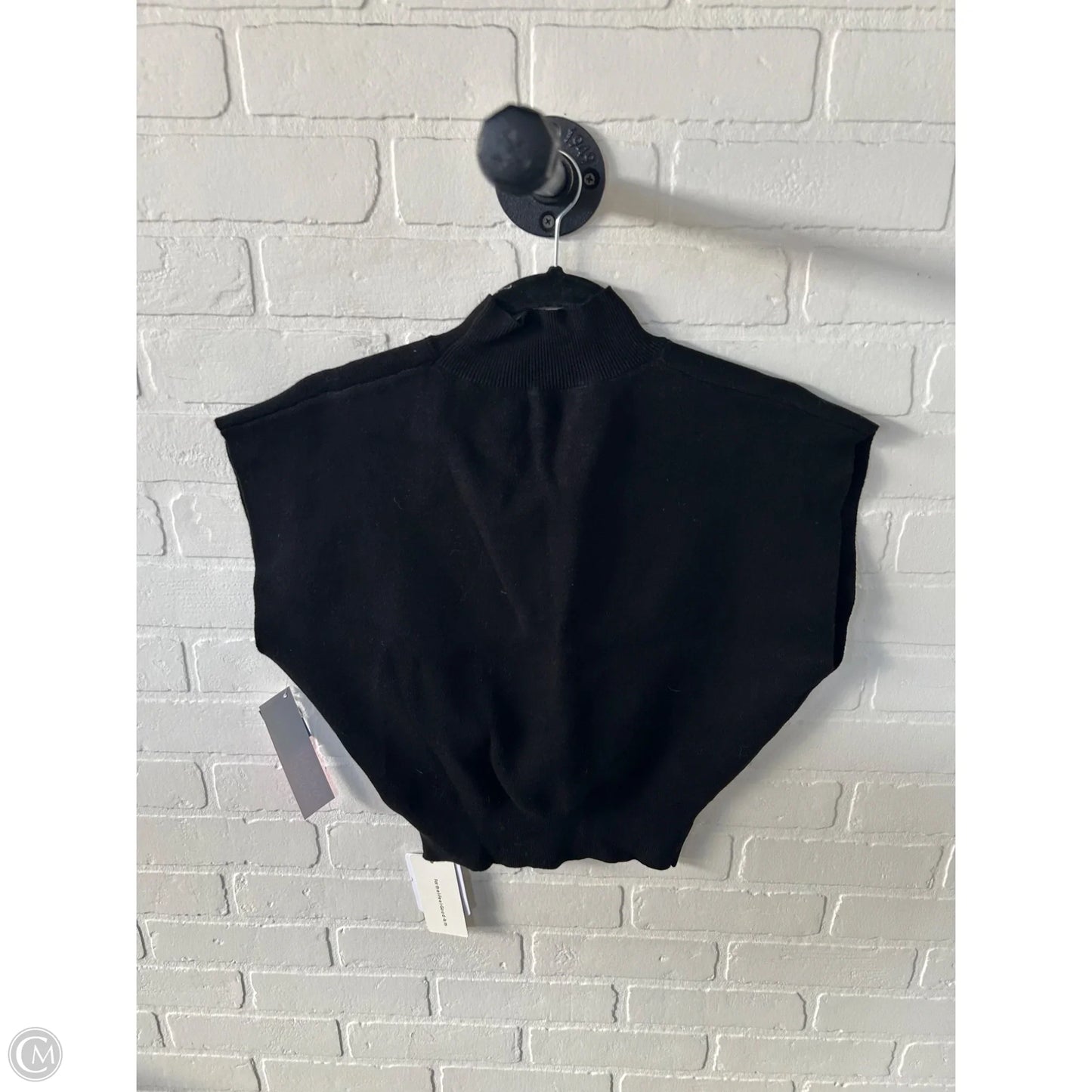 Sweater Short Sleeve By Commense In Black, Size: S