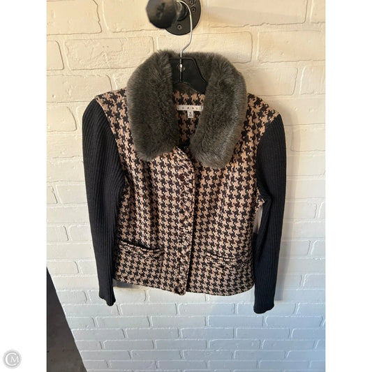 Blazer By Cabi In Cream & Grey, Size: S