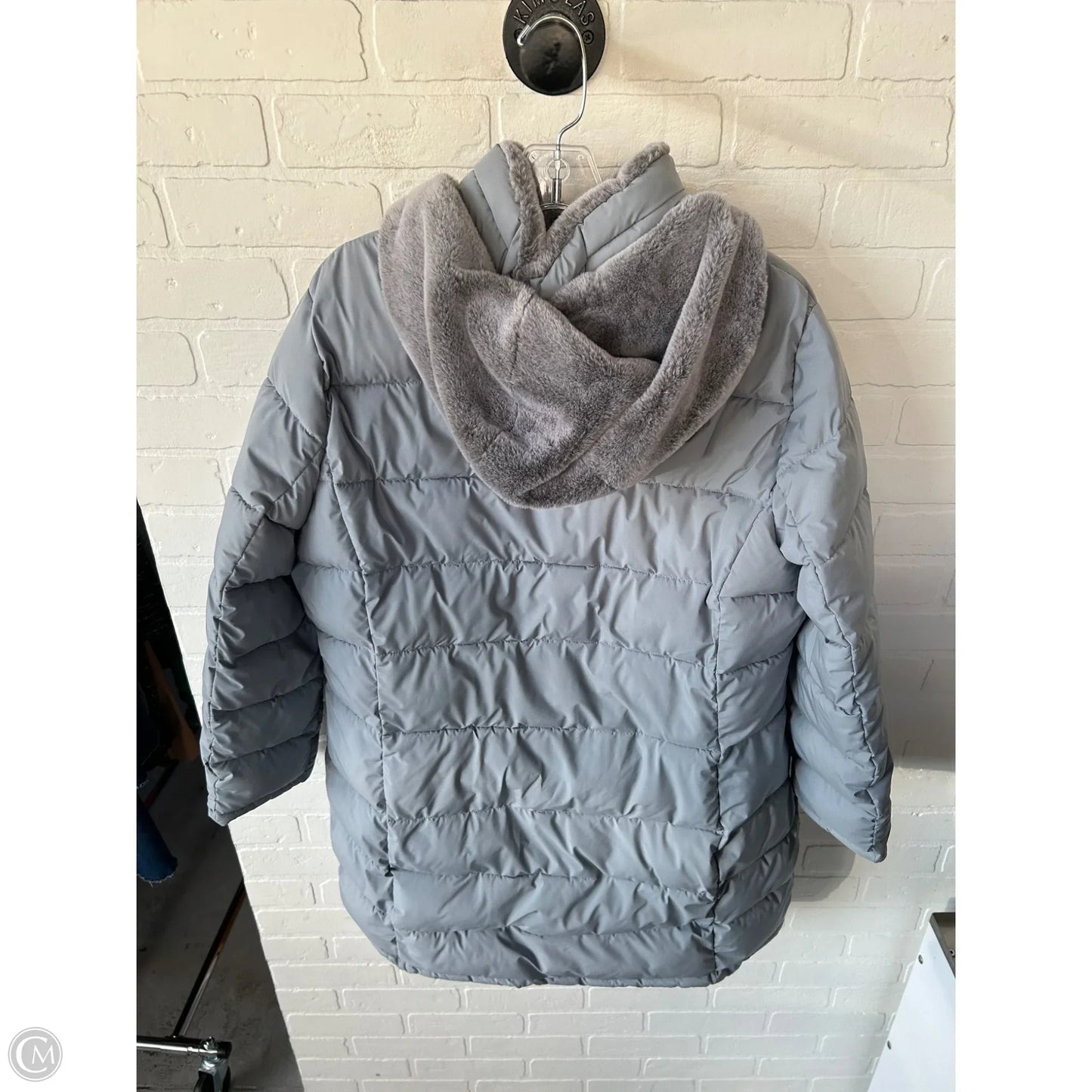 Coat Parka By Andrew Marc In Grey, Size: Xxl