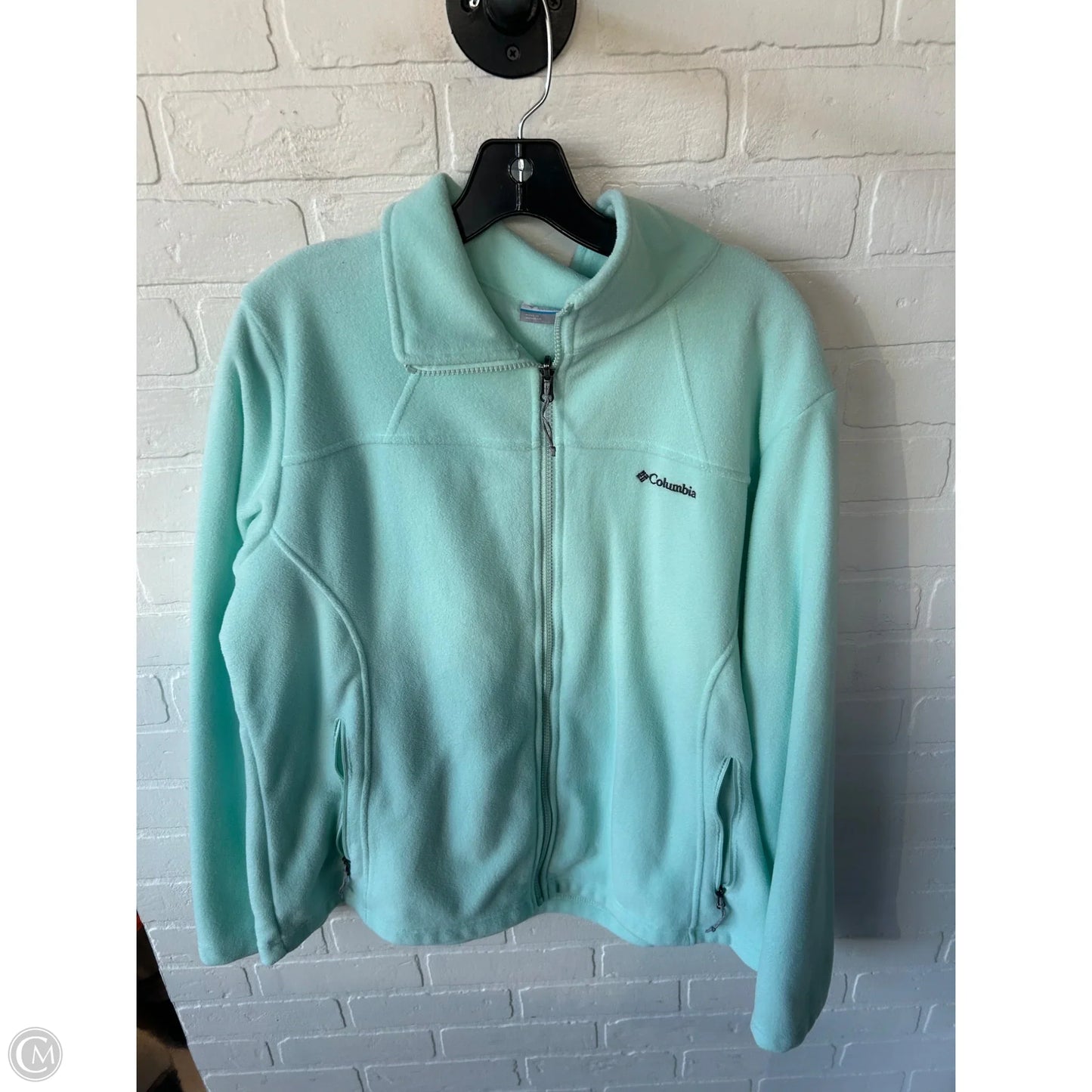Jacket Fleece By Columbia In Green, Size: Xxl