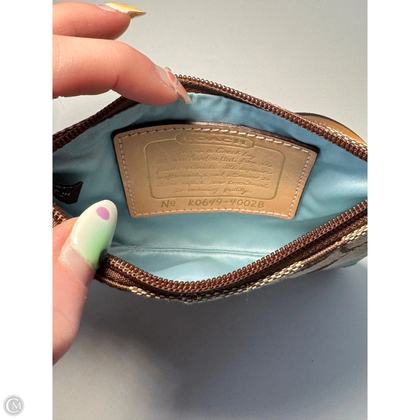 Wristlet Designer By Coach, Size: Small