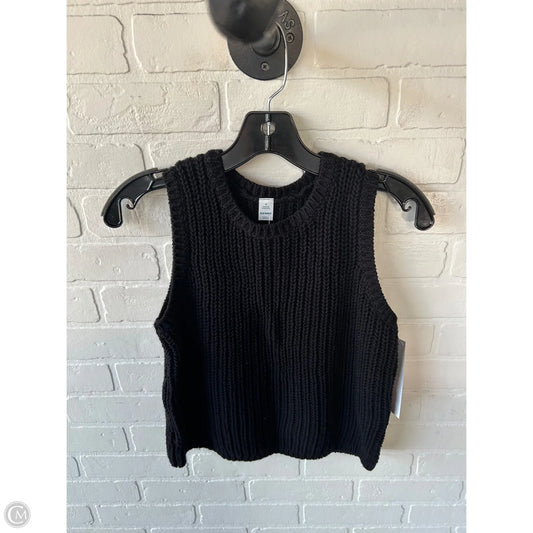 Vest Sweater By Old Navy In Black, Size: S