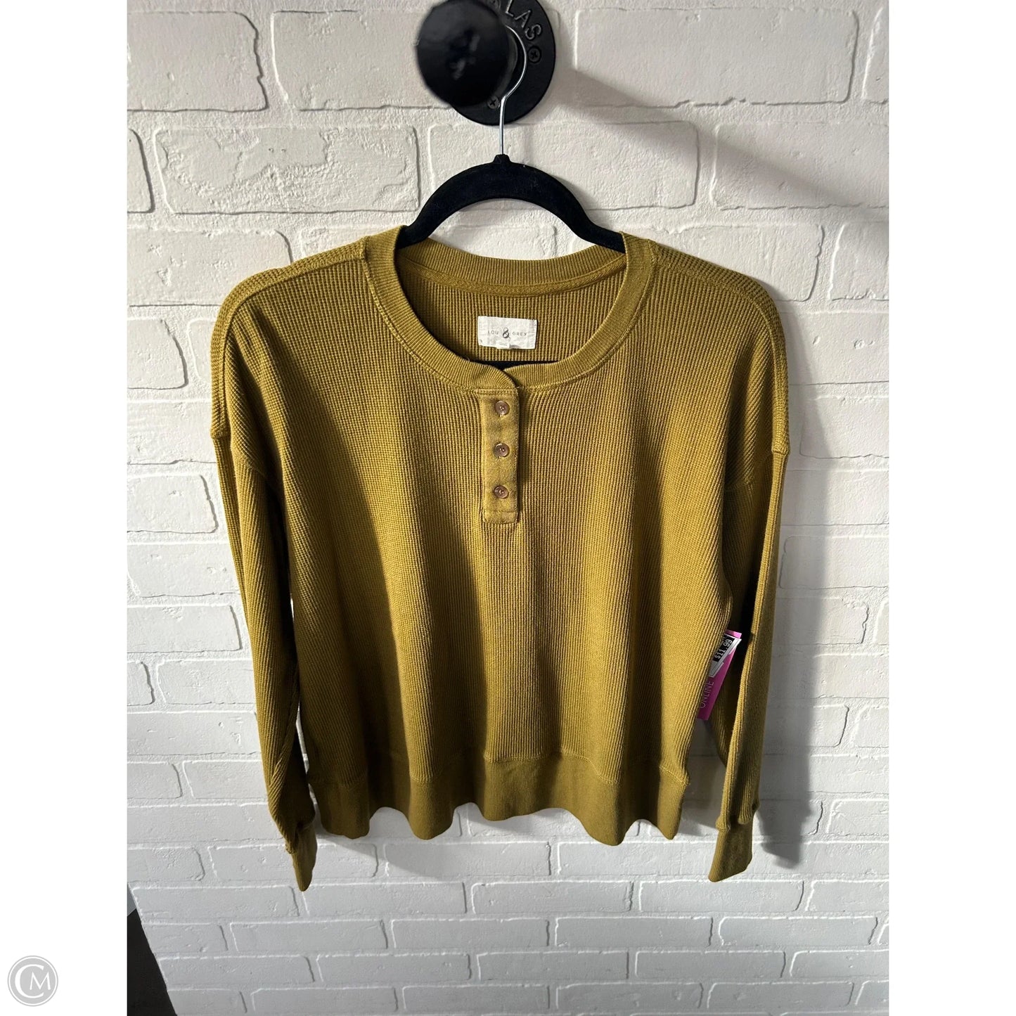 Top Long Sleeve By Lou And Grey In Green, Size: Xxs