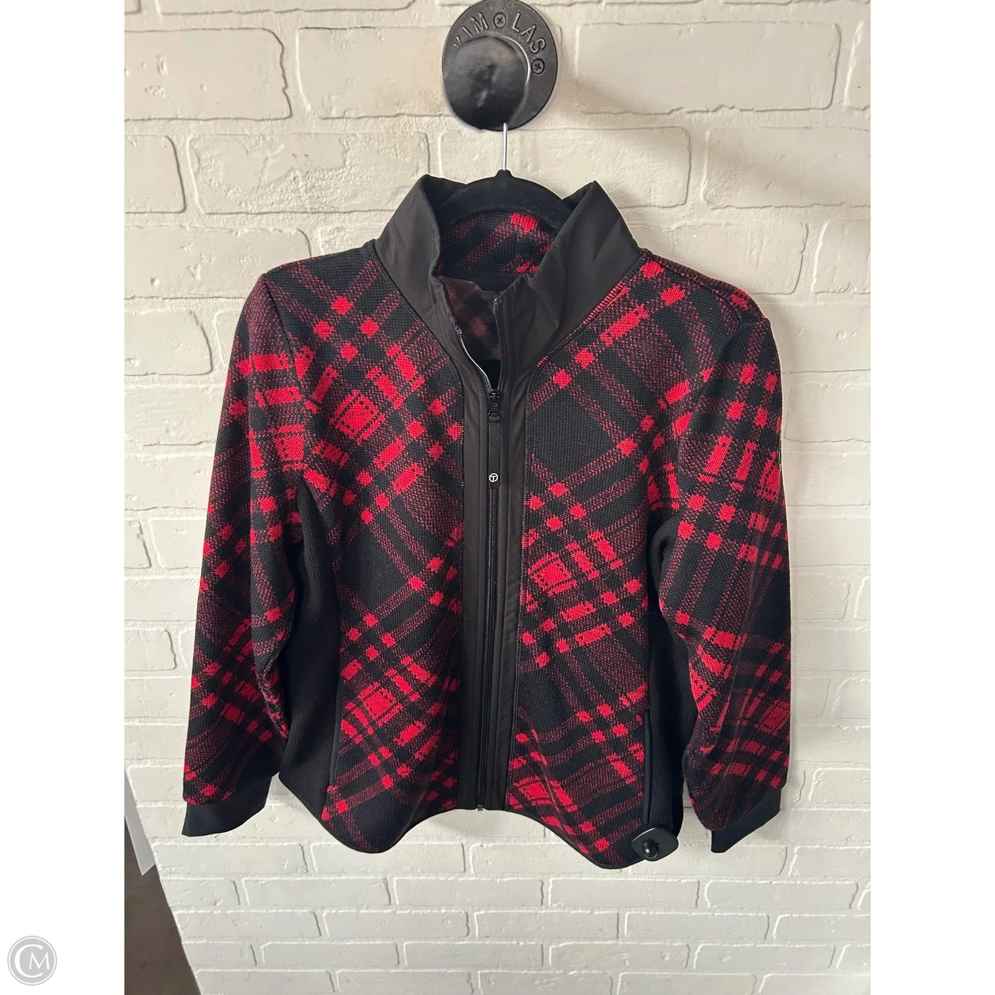 Jacket Other By Talbots In Black & Red, Size: M