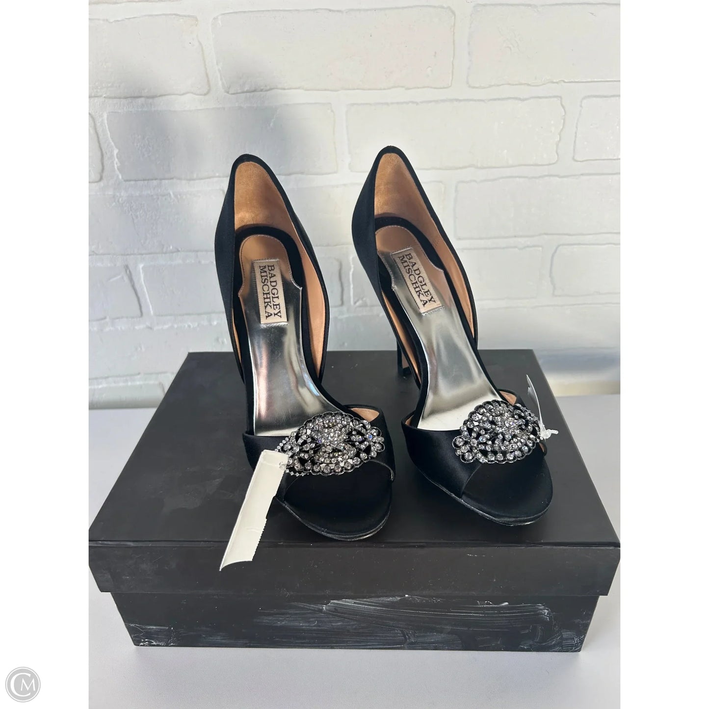 Shoes Heels Stiletto By Badgley Mischka In Black, Size: 6.5