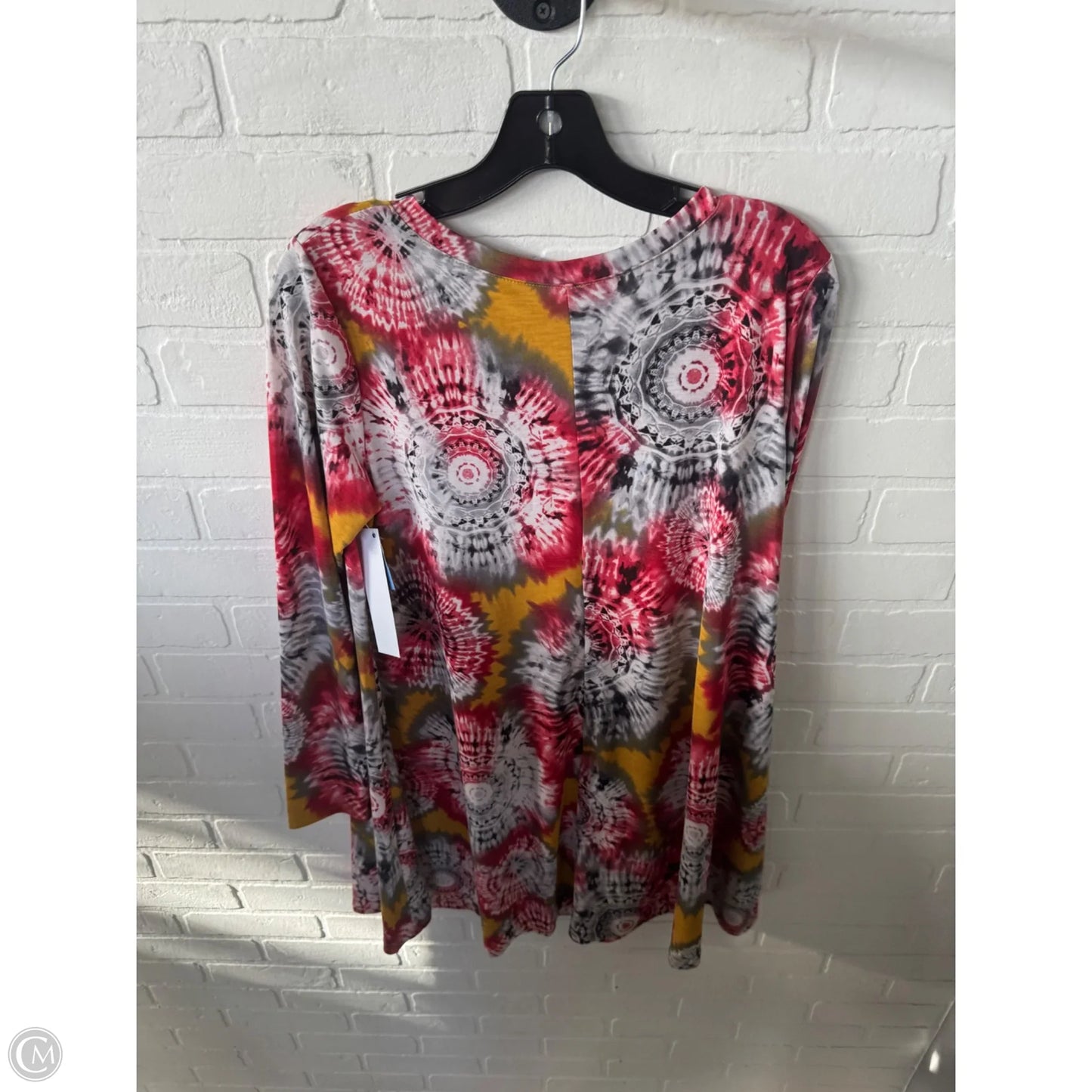 Dress Casual Short By Clothes Mentor In Red & Yellow, Size: M