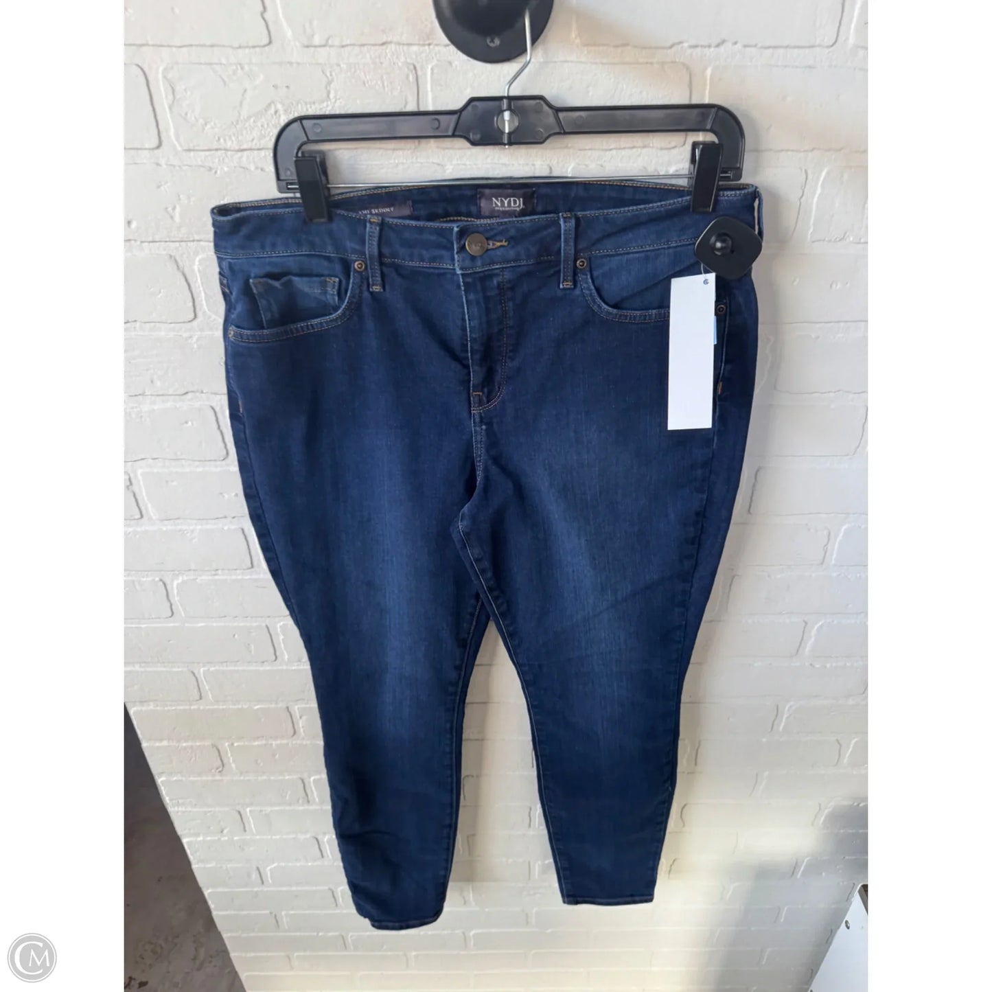 Jeans Skinny By Not Your Daughters Jeans In Blue Denim, Size: 12