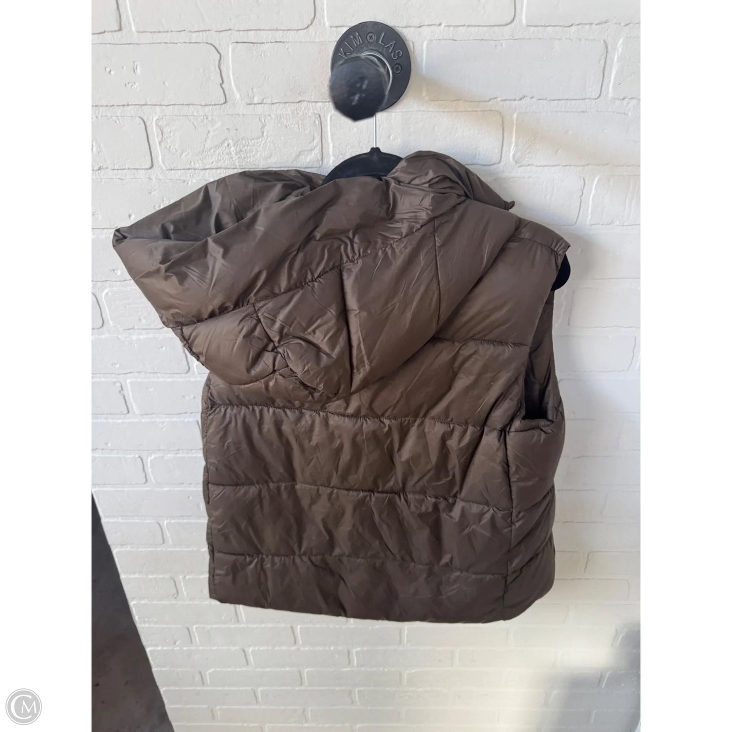 Vest Puffer & Quilted By Zara In Green, Size: L