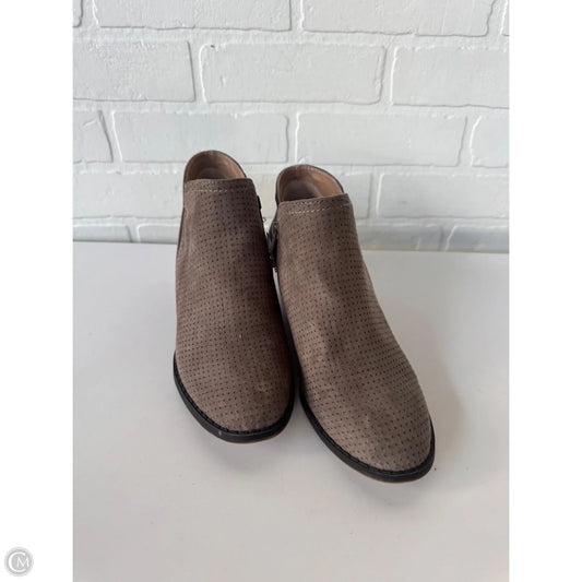 Boots Ankle Heels By Life Stride In Tan, Size: 7