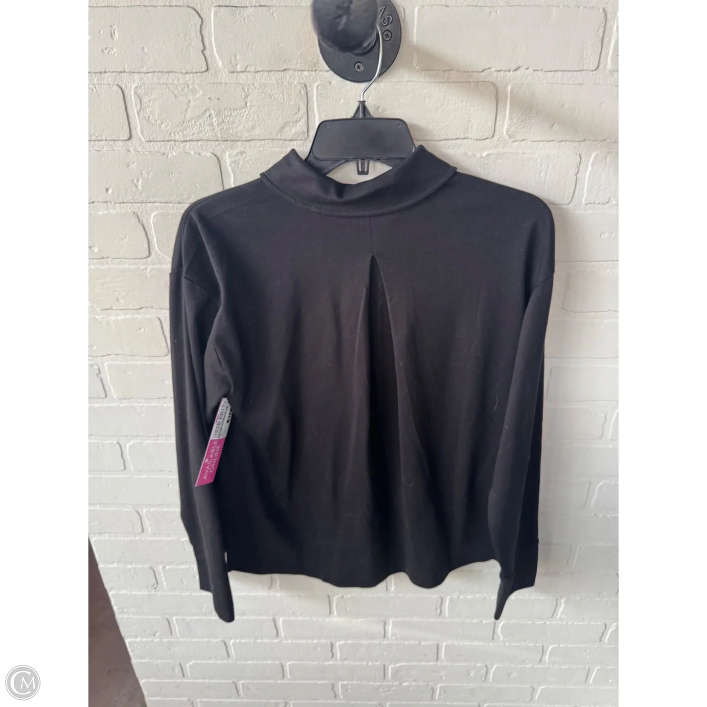 Top Long Sleeve By Isaac Mizrahi Live Qvc In Black, Size: Xs