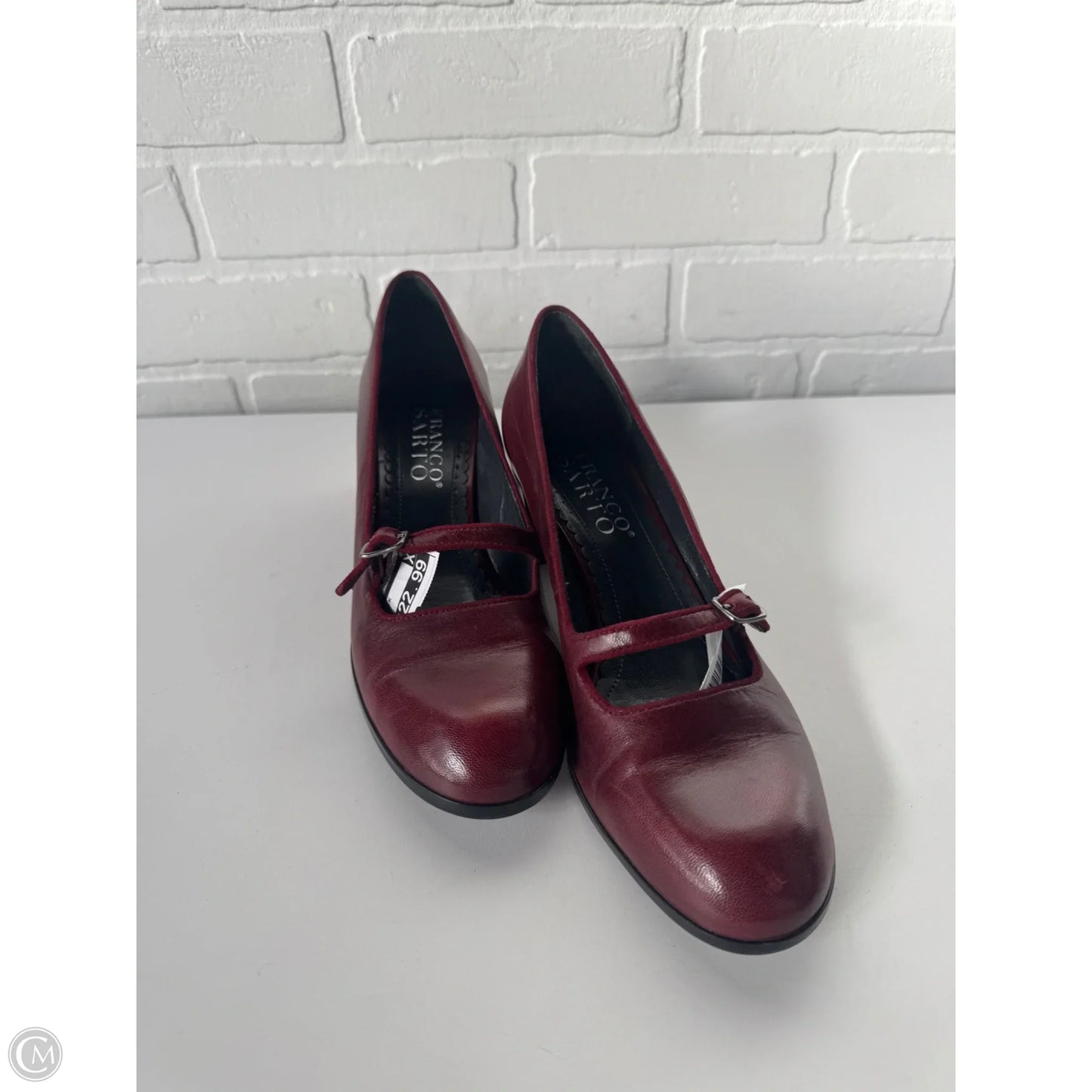Shoes Heels Block By Franco Sarto In Red, Size: 7.5