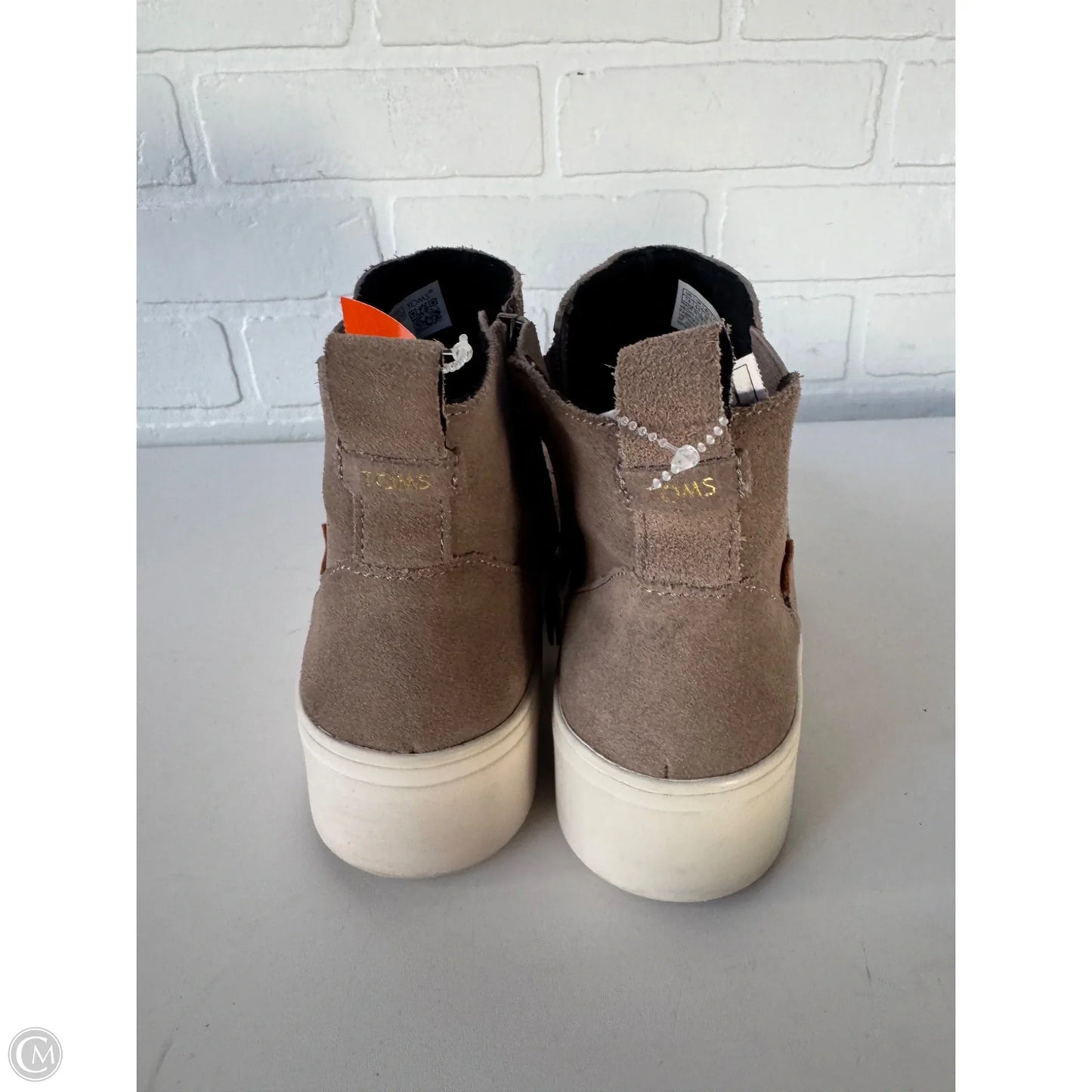 Shoes Heels Wedge By Toms In Brown, Size: 7.5