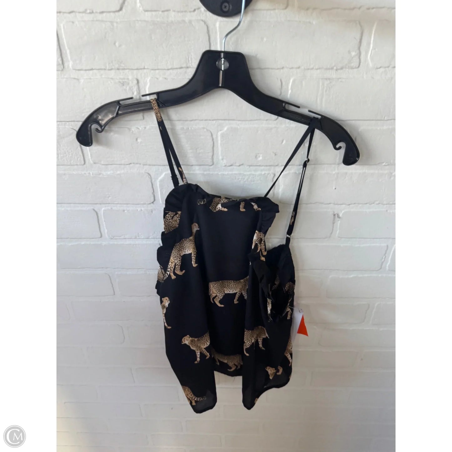 Top Cami By Buddy Love In Black & Tan, Size: L