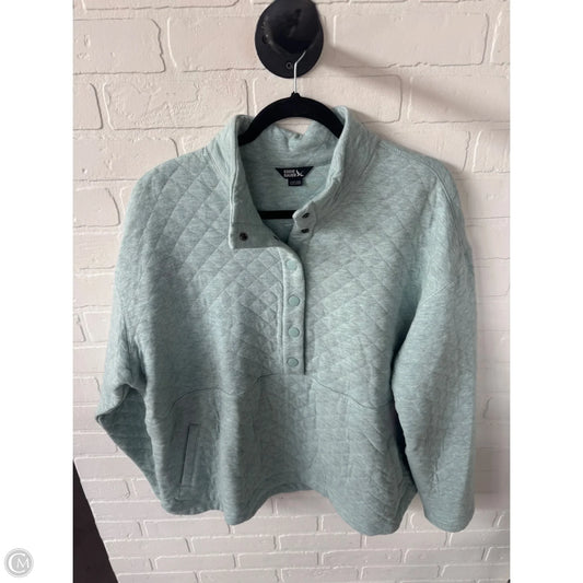 Sweatshirt Collar By Eddie Bauer In Blue, Size: Xxl