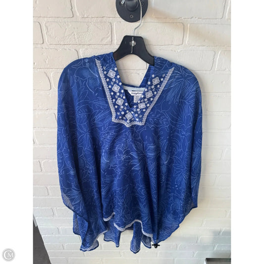 Swimwear Cover-up By Tommy Bahama In Blue & White, Size: S