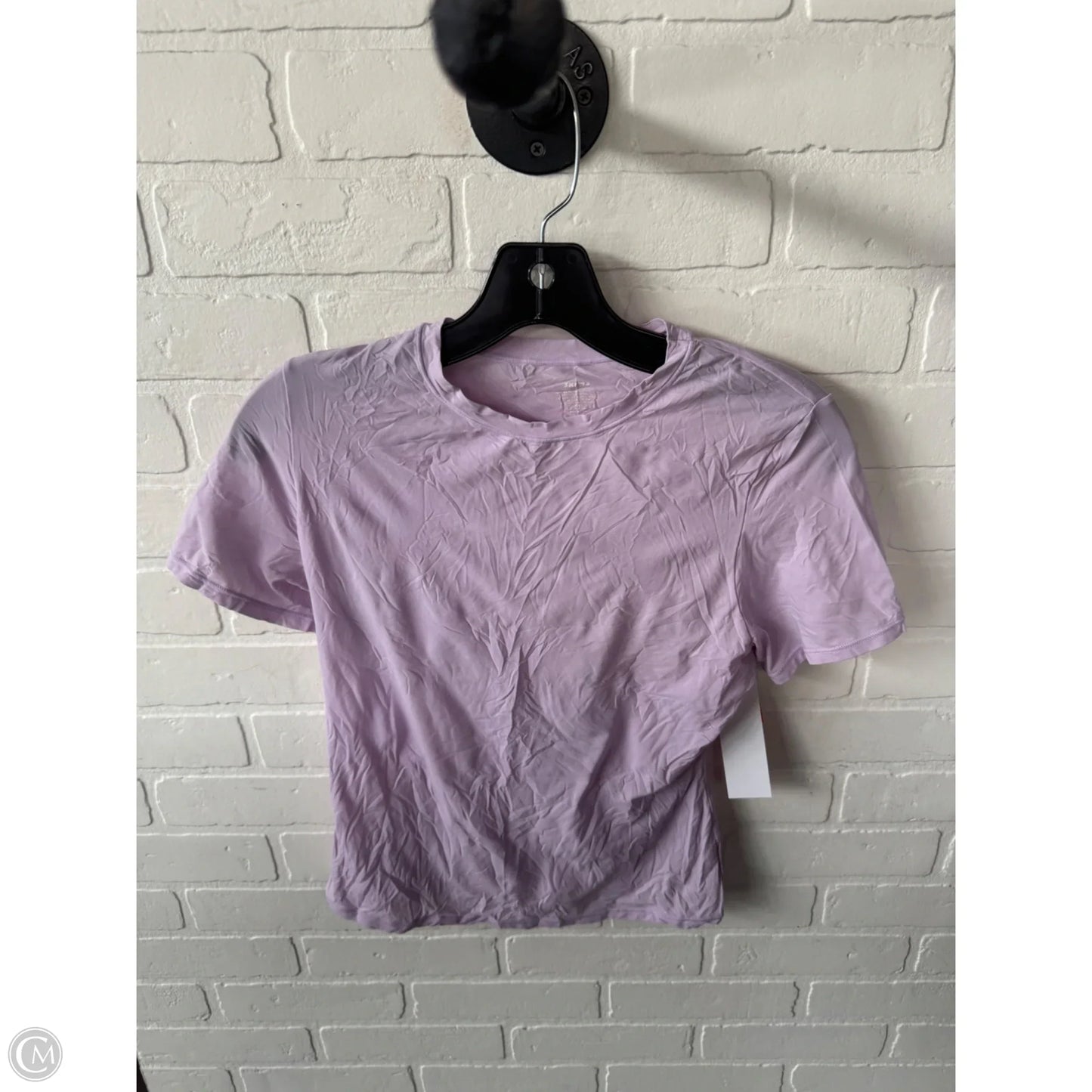 Top Short Sleeve Basic By Skims In Purple, Size: L