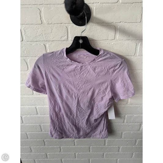 Top Short Sleeve Basic By Skims In Purple, Size: L
