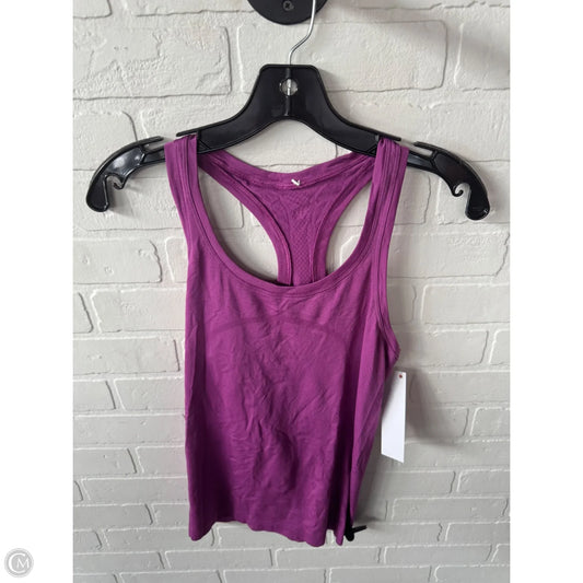 Athletic Tank Top By Lululemon In Purple, Size: S