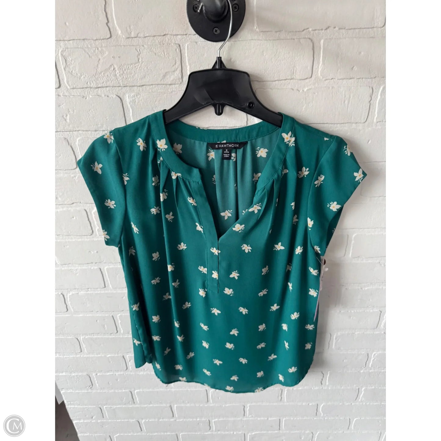 Top Short Sleeve By 41 Hawthorn In Green, Size: Mp