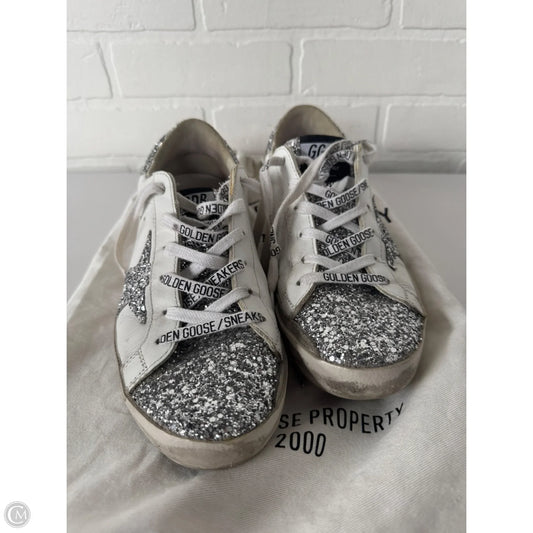 Shoes Luxury Designer By Golden Goose In White, Size: 7.5