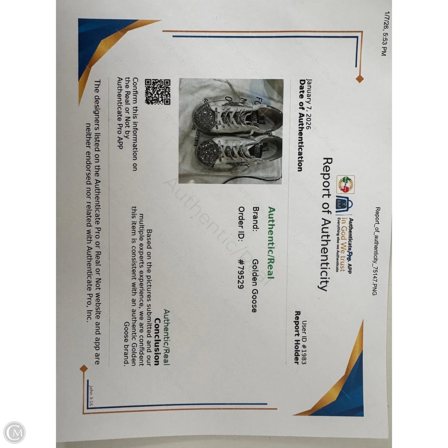 Shoes Luxury Designer By Golden Goose In White, Size: 7.5