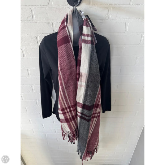 Scarf Winter By Nine West Apparel In Cream & Red