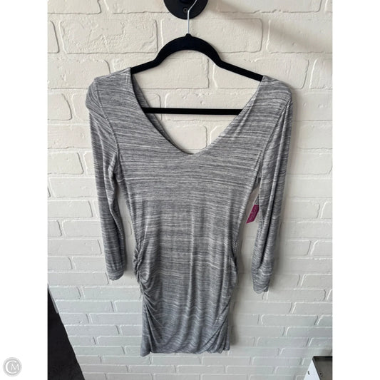 Dress Casual Midi By Banana Republic In Grey, Size: Xs