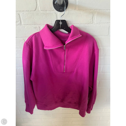 Sweatshirt Collar By St Johns Bay In Pink, Size: L
