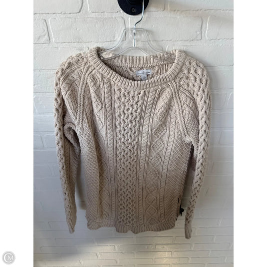 Sweater By L.l. Bean In Cream, Size: S
