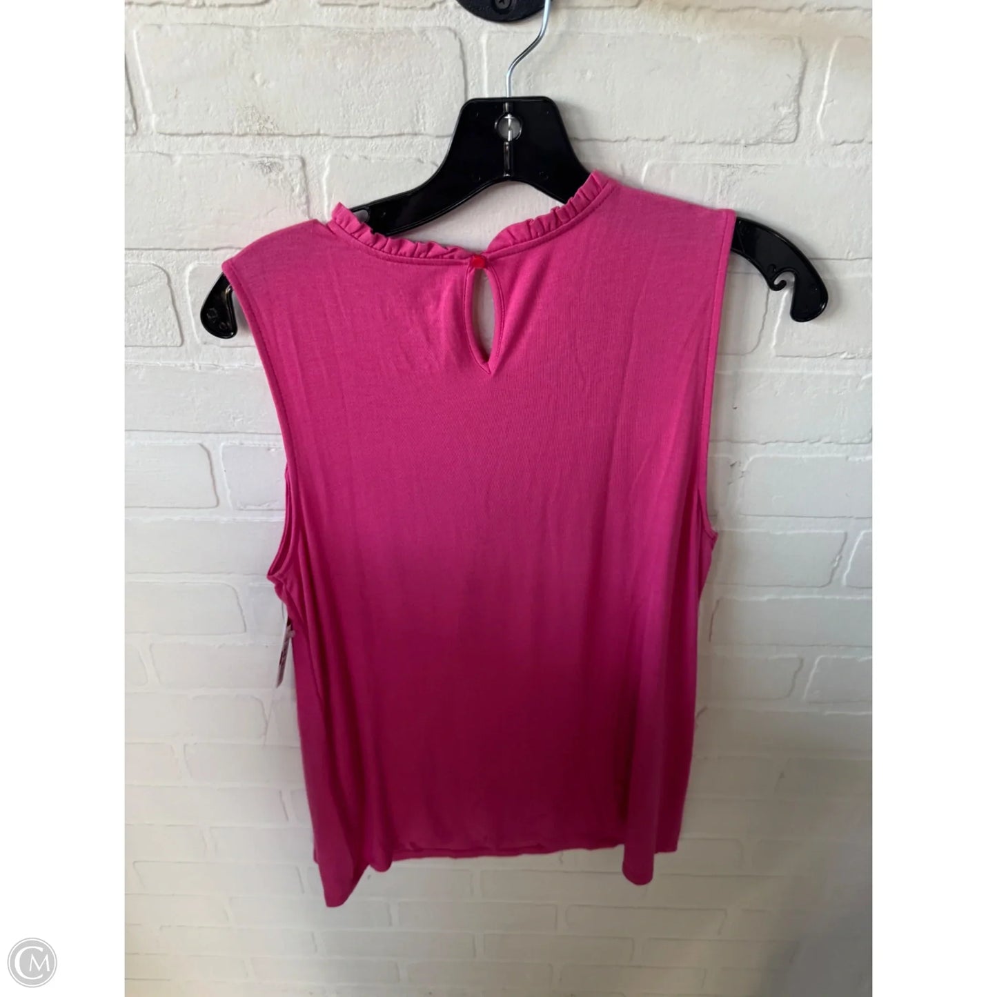 Top Sleeveless By Croft And Barrow In Pink, Size: S