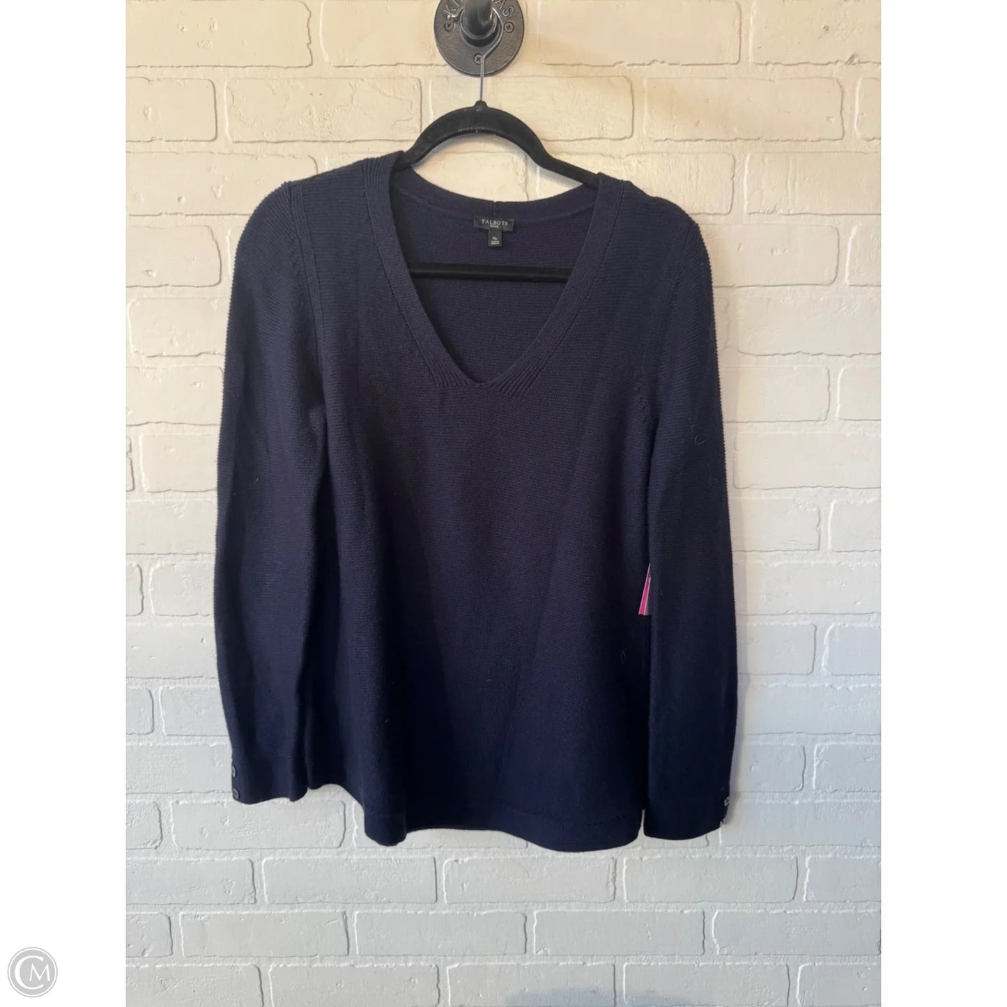 Sweater By Talbots In Navy, Size: Mp