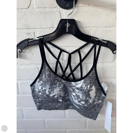 Athletic Bra By Champion In Black & White, Size: M