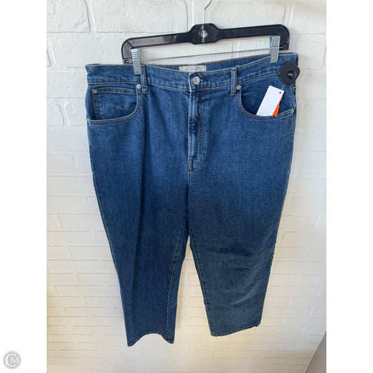 Jeans Straight By Everlane In Blue Denim, Size: 14l