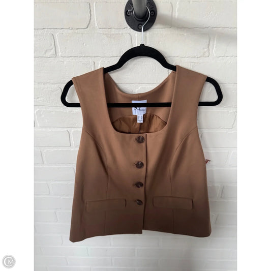 Vest Other By Susan Graver In Brown, Size: S