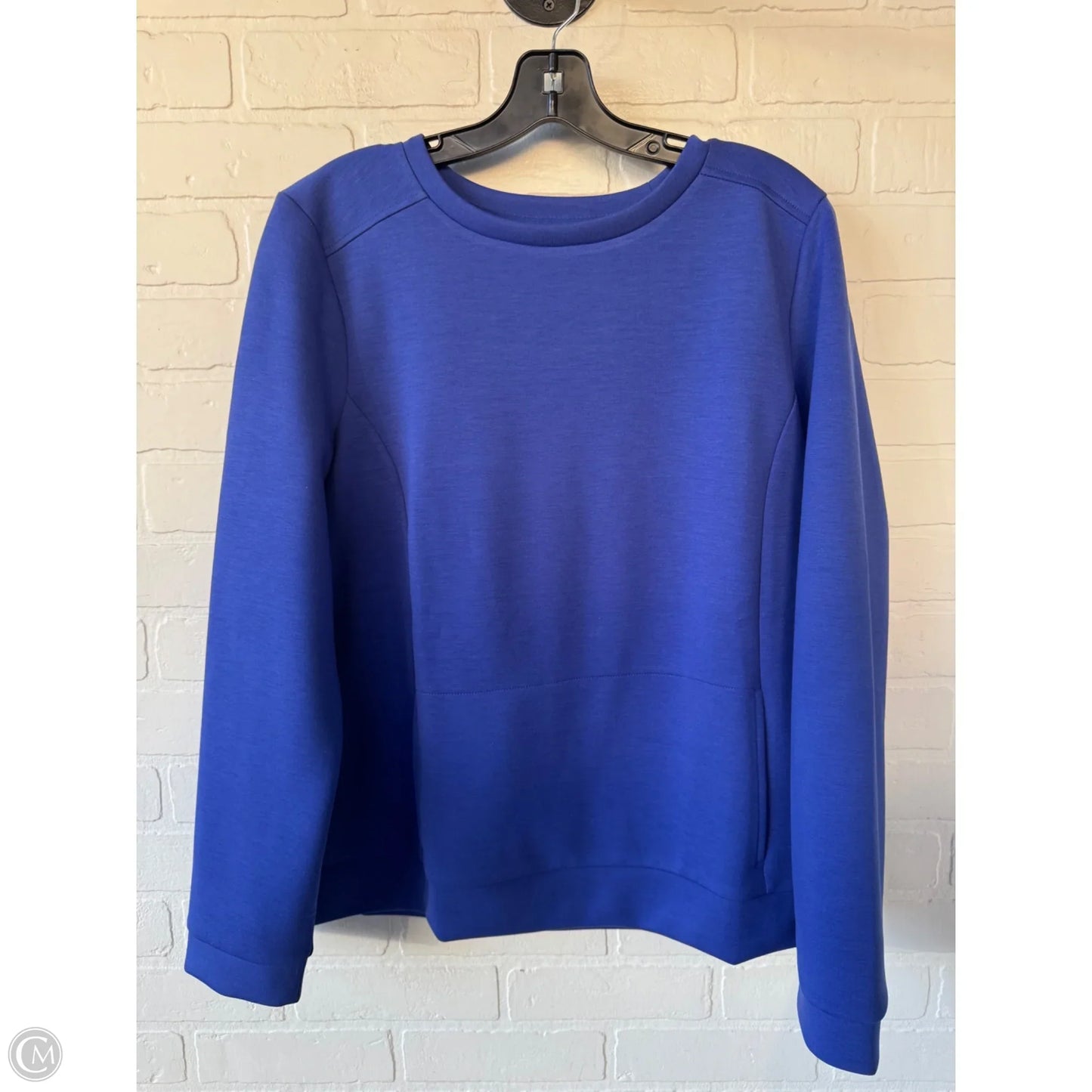 Sweatshirt Crewneck By Talbots In Blue, Size: L
