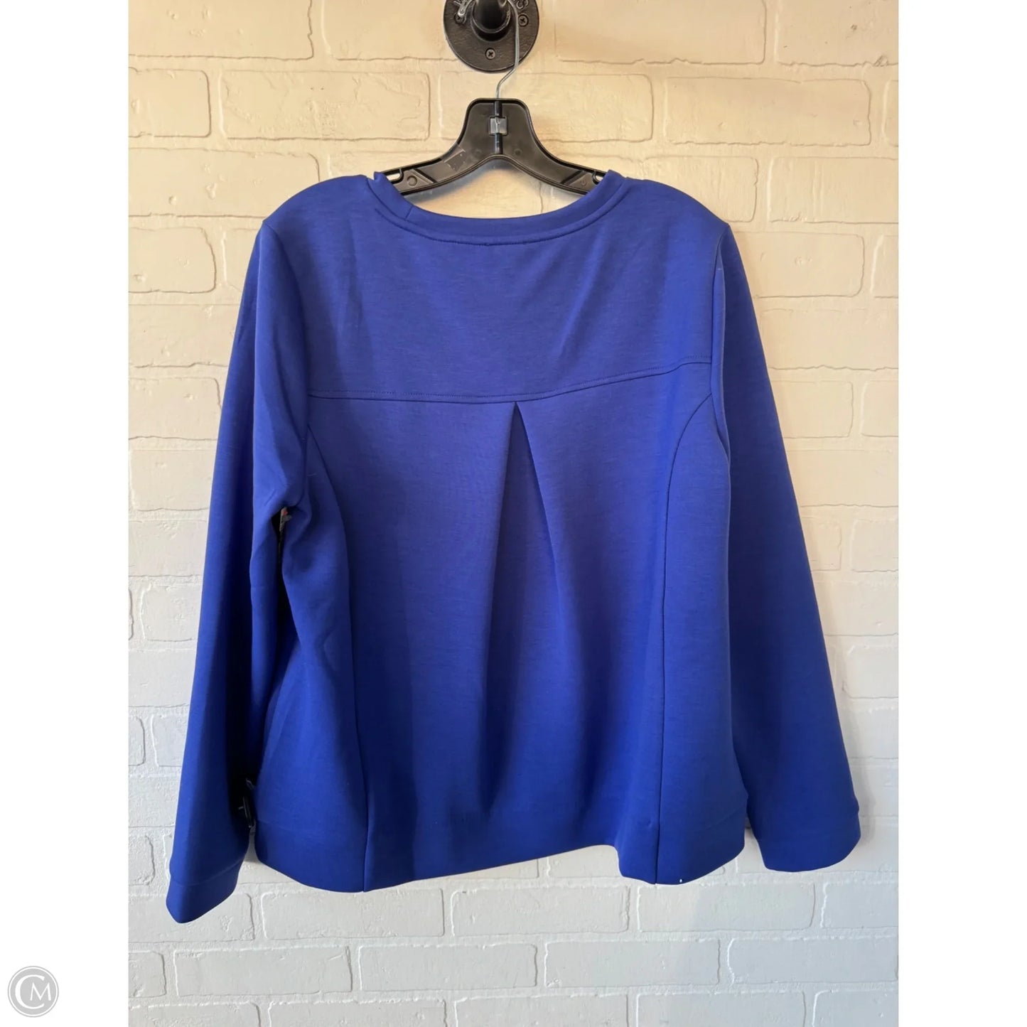 Sweatshirt Crewneck By Talbots In Blue, Size: L