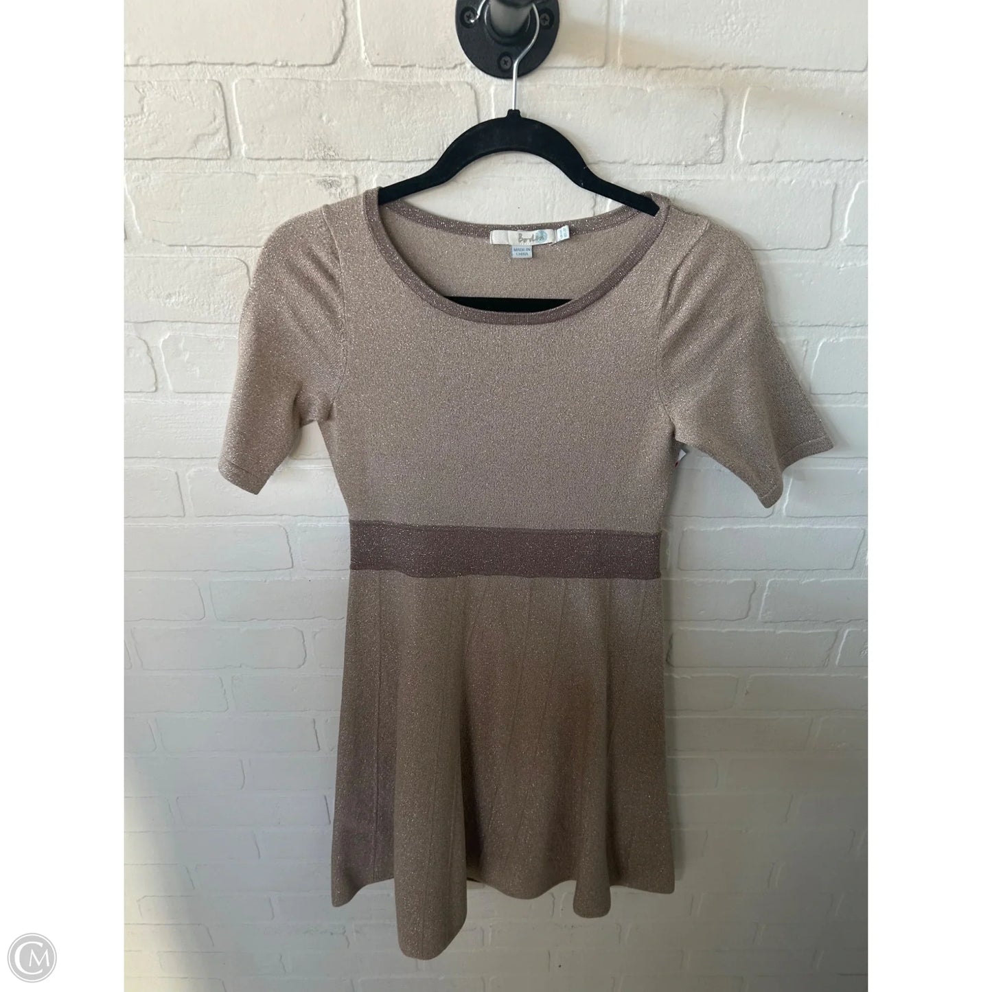 Dress Party Midi By Boden In Gold, Size: Xsp