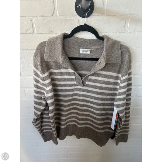 Sweater By Dress Forum In Brown & Cream, Size: S