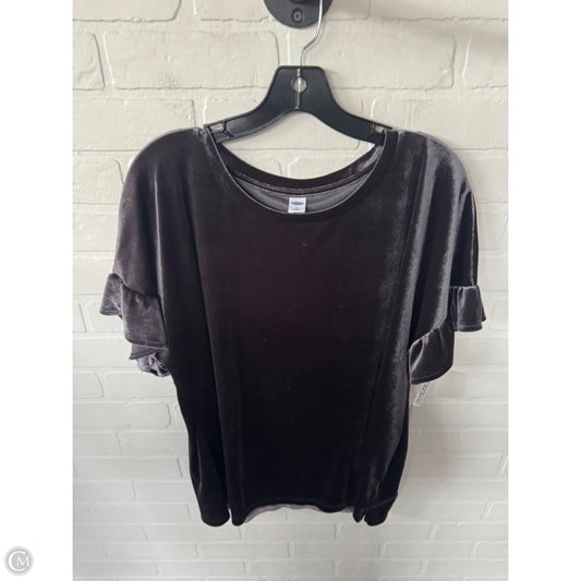Top Short Sleeve By Old Navy In Brown, Size: Xl