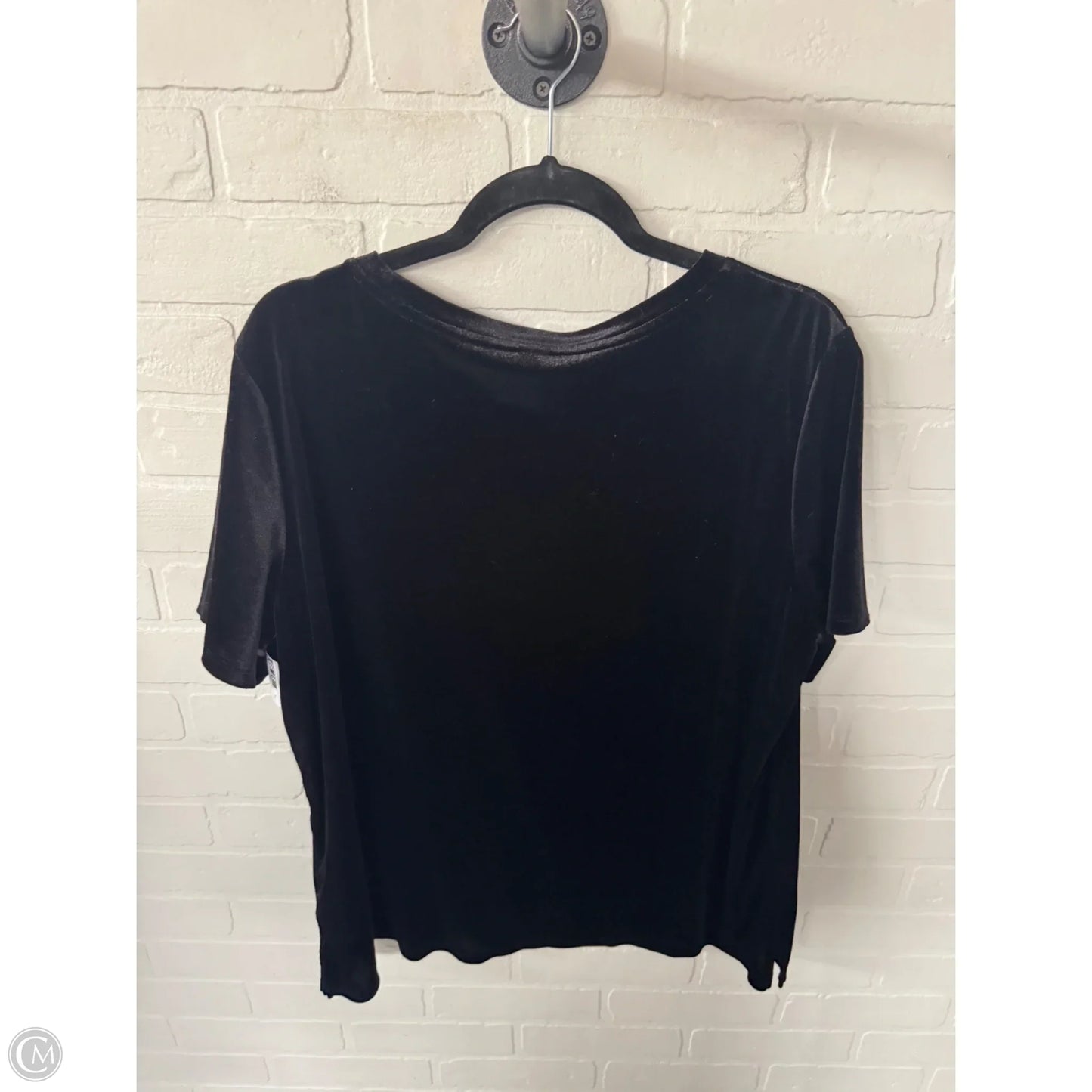 Top Short Sleeve By Old Navy In Black, Size: Xl