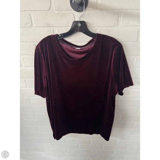 Top Short Sleeve By Old Navy In Red, Size: Xl