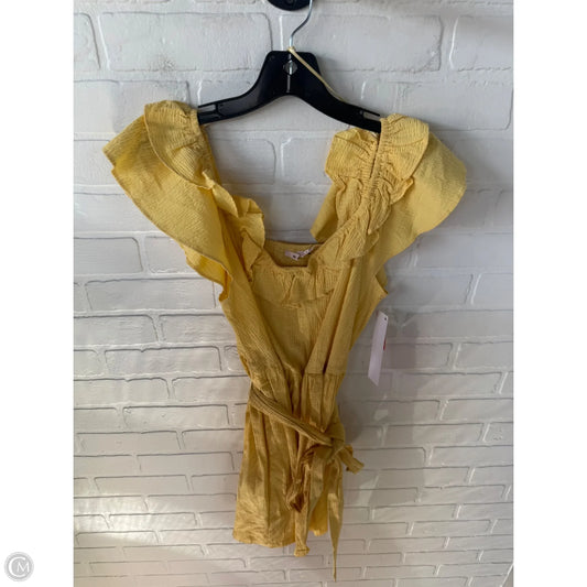 Dress Casual Short By Miami In Yellow, Size: S