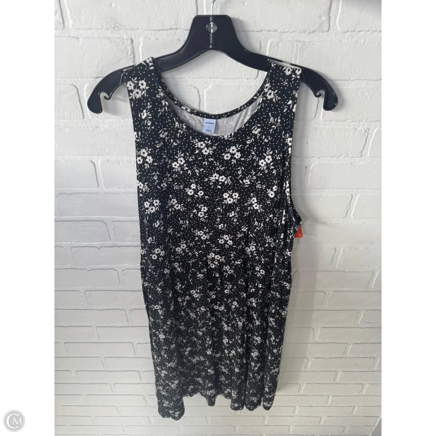 Dress Casual Short By Old Navy In Black & Cream, Size: L