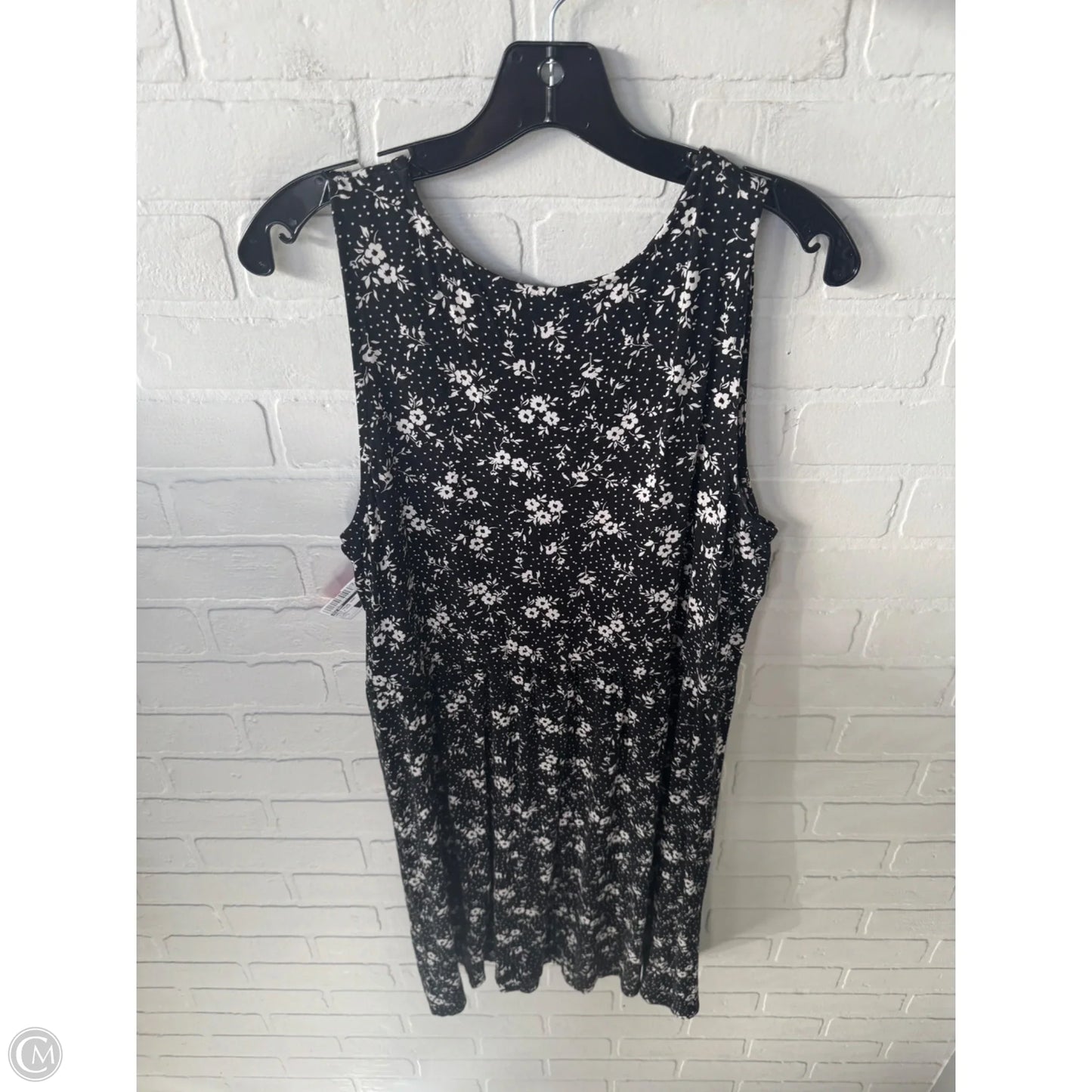 Dress Casual Short By Old Navy In Black & Cream, Size: L