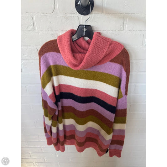 Sweater By Caslon In Orange & Purple, Size: Xl