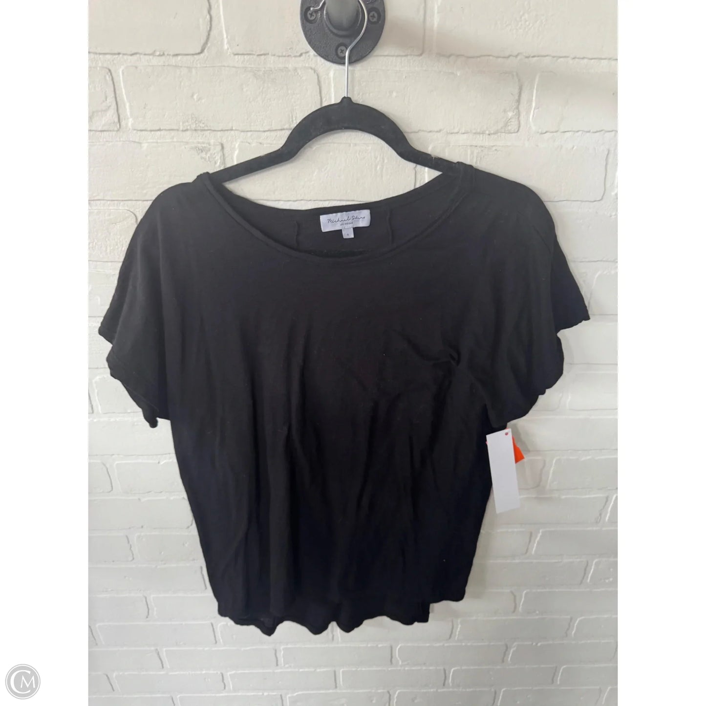 Top Short Sleeve Basic By Michael Stars In Black, Size: S