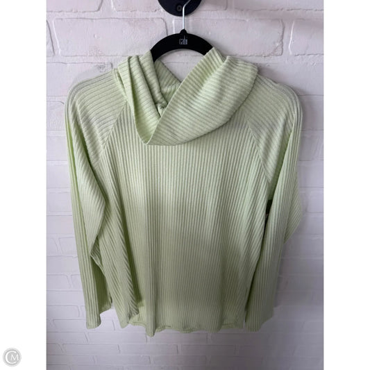 Top Long Sleeve By Sonoma In Green, Size: M
